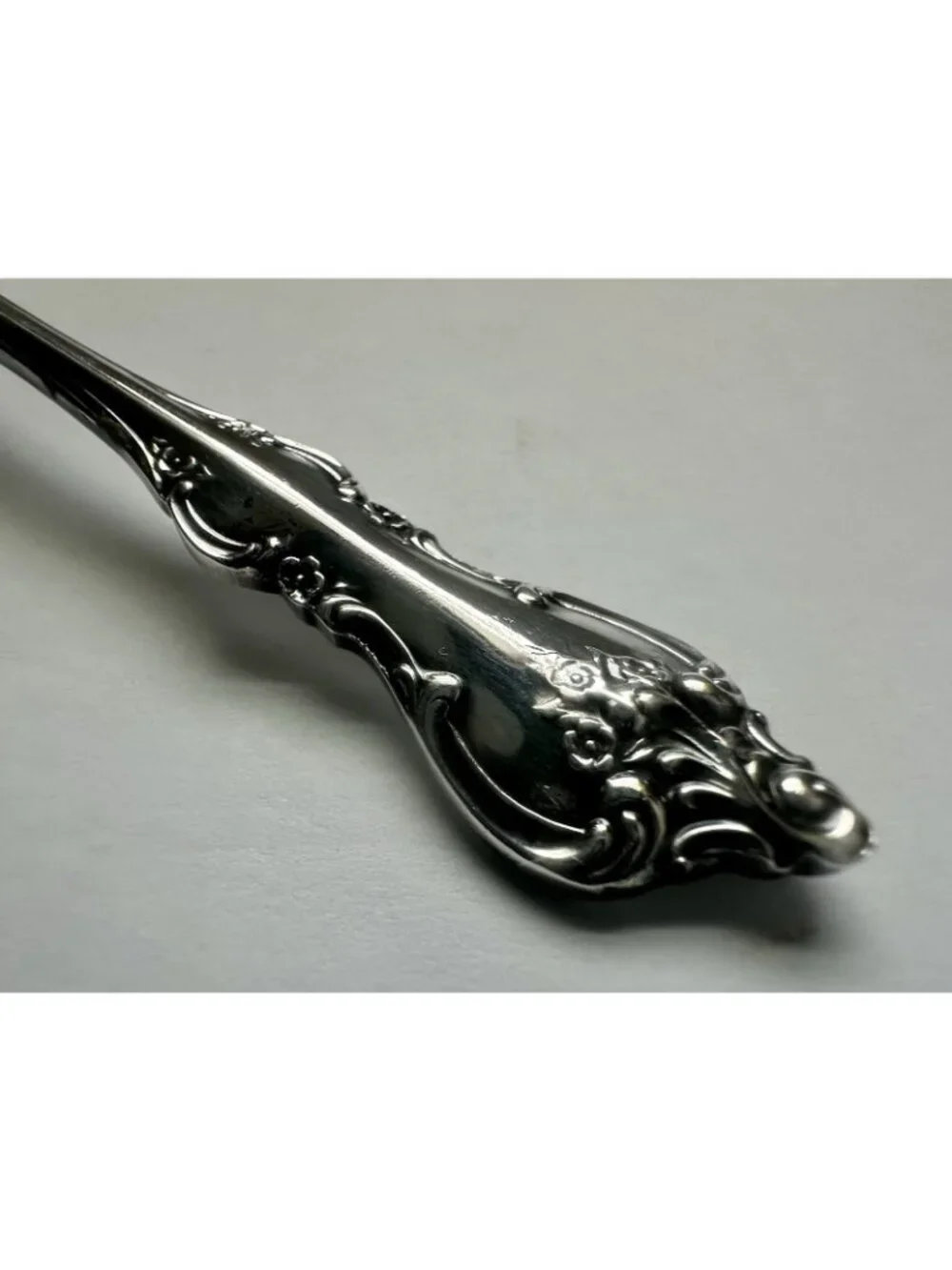 International Deep Silver Orleans French Baroque Sugar Spoon 1964 Silverplate
